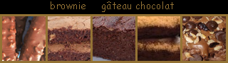 lien recette brownie et gâteau chocolat